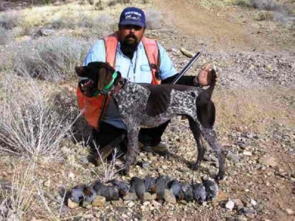 Sonya and Freya — first hunt test